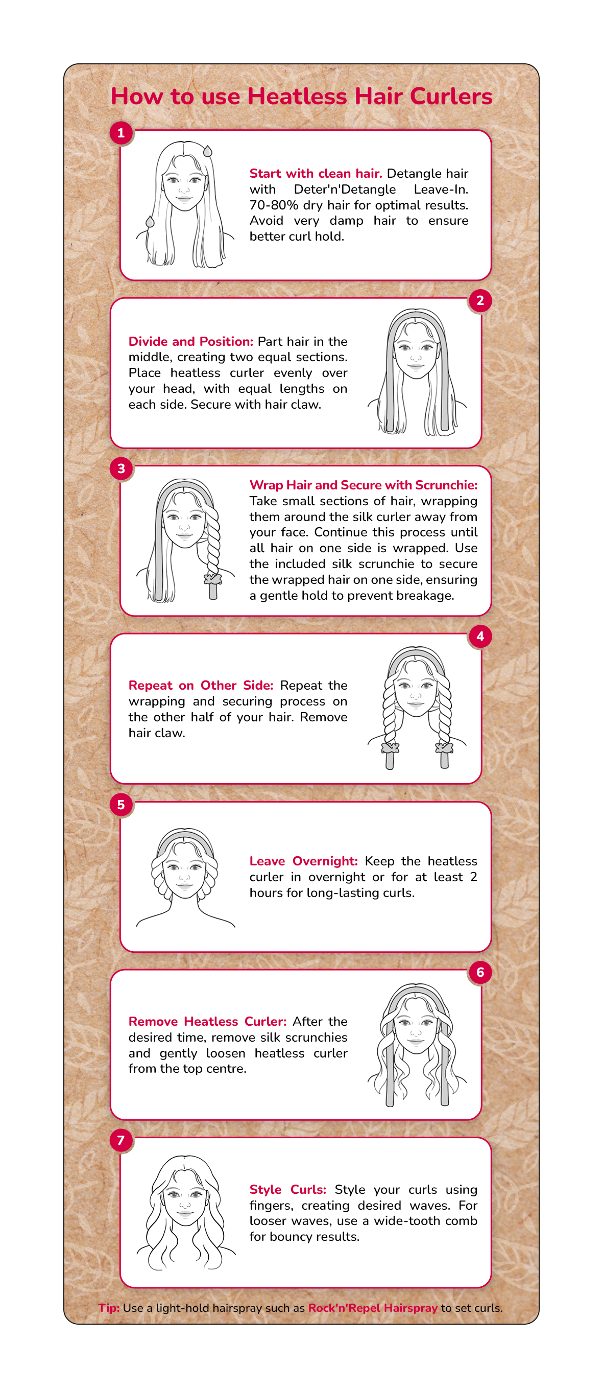 Roseva Luxe™ Heatless Curling Set